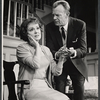 Martha Scott and Dennis O'Keefe in the stage production Never Too Late