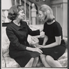 Martha Scott and unidentified in the stage production Never Too Late