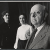 Kate Hurney, Judith Erickson and Virgil Thomson in the stage production of The Mother of Us All