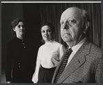 Kate Hurney, Judith Erickson and Virgil Thomson in the stage production of The Mother of Us All