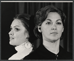 Judith Erickson and Kate Hurney in the stage production The Mother of Us All