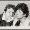 Bill Callaway and Beatrice Arthur in a publicity pose for the pre-Broadway tryout of the production A Mother's Kisses