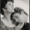 Beatrice Arthur and Bill Callaway in publicity photo for the pre-Broadway tryout of the stage production A Mother's Kisses