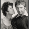 Beatrice Arthur and Bill Callaway in a publicity pose for the pre-Broadway tryout of the production A Mother's Kisses