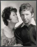 Beatrice Arthur and Bill Callaway in publicity photo for the pre-Broadway tryout of the stage production A Mother's Kisses