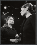 Colleen Dewhurst and Pamela Payton-Wright in the 1972 Broadway revival of Mourning Becomes Electra