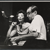 Nanette Fabray and Irving Berlin in rehearsal for the stage production Mr. President