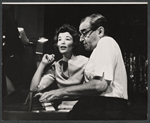 Nanette Fabray and Irving Berlin in rehearsal for the stage production Mr. President