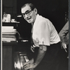 Irving Berlin in rehearsal for the stage production Mr. President
