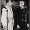 Ramon Bieri and Thomas Barbour in the stage production Mr. Simian