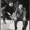 Ramon Bieri and Philip Bruns in the stage production Mr. Simian