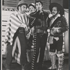 Sada Thompson [center] and unidentified others in the 1957 Stratford Festival stage production of Much Ado About Nothing