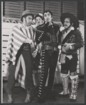 Sada Thompson [center] and unidentified others in the 1957 Stratford Festival stage production of Much Ado About Nothing