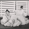 Sada Thompson and Katharine Hepburn in the 1957 Stratford Festival stage production of Much Ado About Nothing