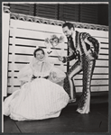 Katharine Hepburn and Alfred Drake in the 1957 Stratford Festival stage production of Much Ado About Nothing