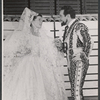 Katharine Hepburn and Alfred Drake in the 1957 Stratford Festival stage production of Much Ado About Nothing
