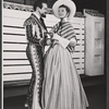 Alfred Drake and Katharine Hepburn in the 1957 Stratford Festival stage production of Much Ado About Nothing