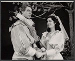Ann Draper and Frank Converse in the 1964 Stratford Festival stage production of Much Ado About Nothing
