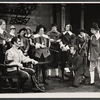 Douglass Watson, Frank Converse, Rex Everhart [left] and unidentified others in the 1964 Stratford Festival production of Much Ado about Nothing