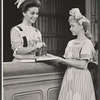 Joan Weldon and unidentified in the touring stage production The Music Man