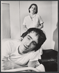 Sam Waterston and Florence Tarlow in the Off-Broadway production of Muzeeka / Red Cross