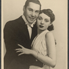 Philip Reed and Elaine Barrie in publicity photo for the stage production My Dear Children