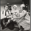 Don Bishop [left] and unidentified in the stage production My House Is Your House