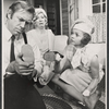 Don Bishop [left] and unidentified in the stage production My House Is Your House