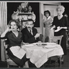 Ruth Gordon, Walter Matthau, Helen Martin and Lili Darvas in the stage production My Mother, My Father and Me