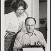 Virginia Vestoff and E. G. Marshall in rehearsal for the stage production Nash at Nine