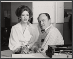 Virginia Vestoff and E. G. Marshall in publicity portrait for the stage production Nash at Nine