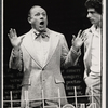 E. G. Marshall and Bill Gerber in the stage production Nash at Nine