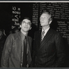 New York City Mayor John V. Lindsay [at right] attending a performance the stage production Nash at Nine