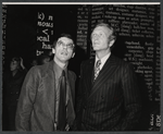 New York City Mayor John V. Lindsay [at right] attending a performaince the stage production Nash at Nine