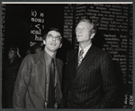 New York City Mayor John V. Lindsay [at right] attending a performance the stage production Nash at Nine