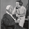 Paul Ford and Maureen O'Sullivan in rehearsal for the stage production Never Too Late