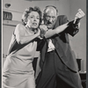 Maureen O'Sullivan and Paul Ford in rehearsal for the stage production Never Too Late