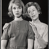 Fran Sharon and Maureen O'Sullivan in rehearsal for the stage production Never Too Late