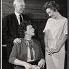 House Jameson, Leona Maricle and Maureen O'Sullivan [right] in rehearsal for the stage prodcution Never Too Late