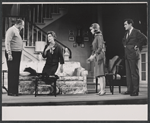 Paul Ford, Maureen O'Sullivan, Fran Sharon and Orson Bean in the stage production Never Too Late