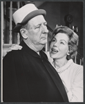 Paul Ford and Maureen O'Sullivan in the stage production Never Too Late