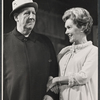 Paul Ford and Maureen O'Sullivan in the stage production Never Too Late