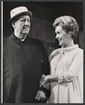 Paul Ford and Maureen O'Sullivan in the stage production Never Too Late