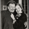 Arthur Godfrey and Maureen O'Sullivan in the stage production Never Too Late