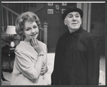 Nancy Carroll and William Bendix in the 1963 tour of the stage production Never Too Late