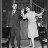 William Bendix and Nancy Carroll in the 1963 tour of the stage production Never Too Late