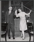 William Bendix and Nancy Carroll in the 1963 tour of the stage production Never Too Late