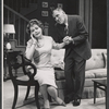 Nancy Carroll and William Bendix in the 1963 tour of the stage production Never Too Late