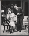 Nancy Carroll and William Bendix in the 1963 tour of the stage production Never Too Late