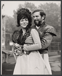 Jeanne Hepple and unidentified in the 1972 NY Shakespeare stage production of Much Ado About Nothing